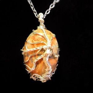 *ARTISAN MADE* Bumble Bee Jasper Necklace